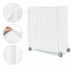 Thumbnail image #4 for Metro Queen Mary/Banquet Cart Cover, 36 x 24 x 54 Inch, White, Uncoated Knitted Polyester