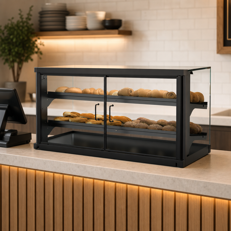 Product image #5 for Structural Concepts Impulse® Countertop Service/Self-Service Non-Refrigerated Pastry Display Case