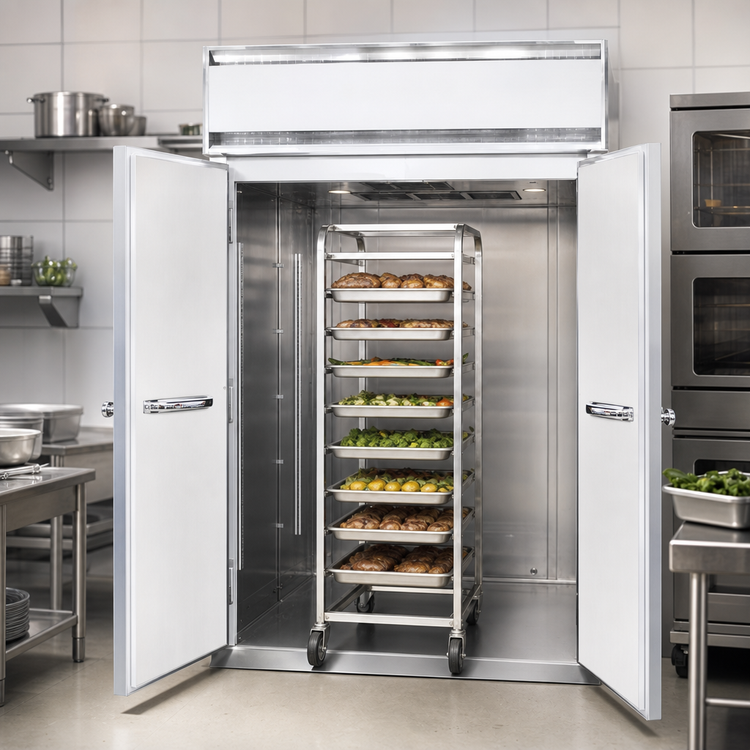 Product image #4 for Continental Refrigerator Designer Line DL2WI-E Two-Section Roll-In Extra-High Warmer