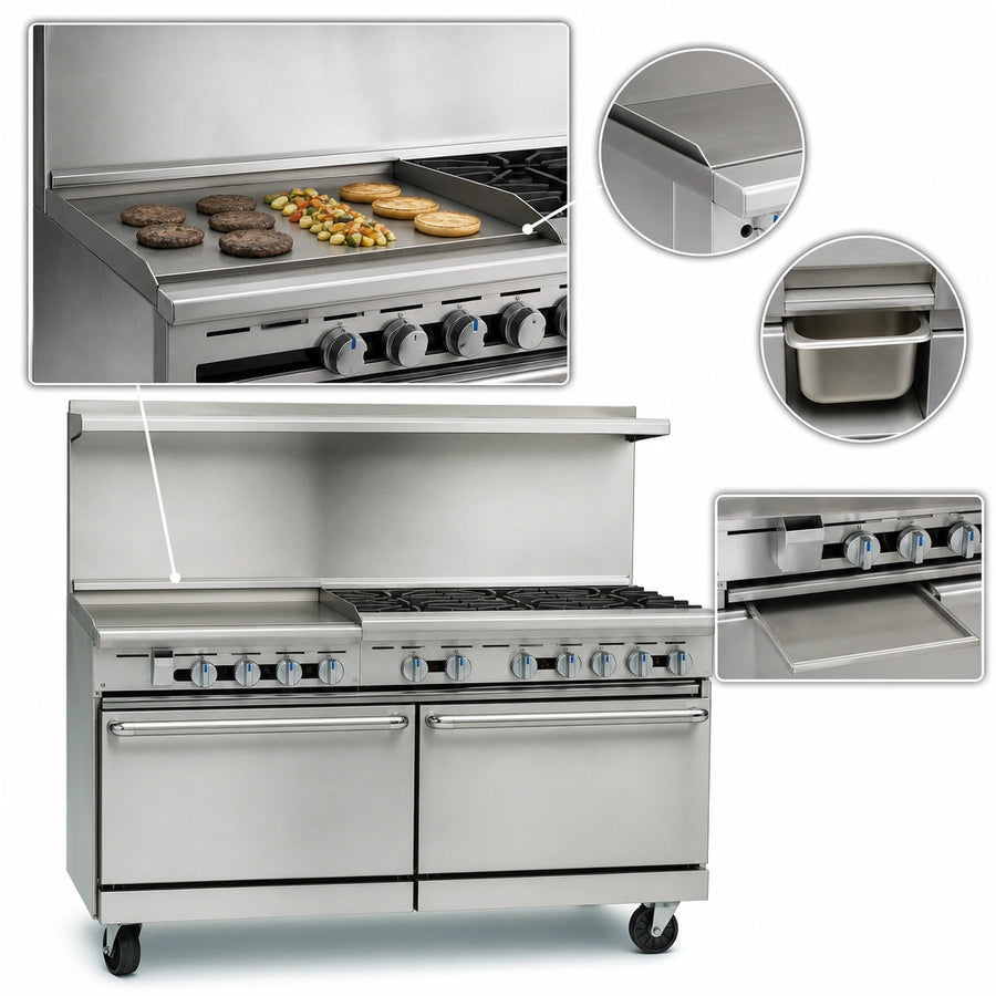 24-Inch Griddle with 3/4-Inch Plate