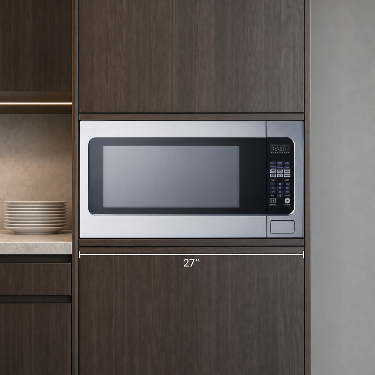 Product image #5 for Summit Commercial Built-In Microwave Oven with Trim Kit, 2.2 Cu. Ft., 1200 Watts