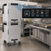 Thumbnail image #4 for Metro HotBlox™ Wide 16-Pan Dual-Cavity Pass-Thru Insulated Holding Cabinet with Digital Touchscreen and Solid Doors