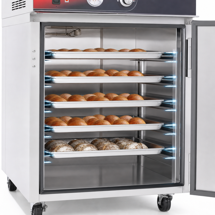 Product image #4 for Undercounter Heated Transport Cabinet for 5 18 x 26 Pans, Non-Insulated, Stainless Steel