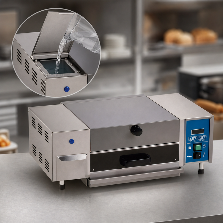 Product image #4 for Antunes Miracle Steamer Drawer-Style Countertop Steamer with Self-Contained Reservoir, 120V