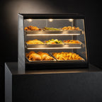 Thumbnail image #4 for Federal Industries Elements EH2428 24-Inch Countertop Heated Food Merchandiser with 2 Adjustable Shelves and Black Trim