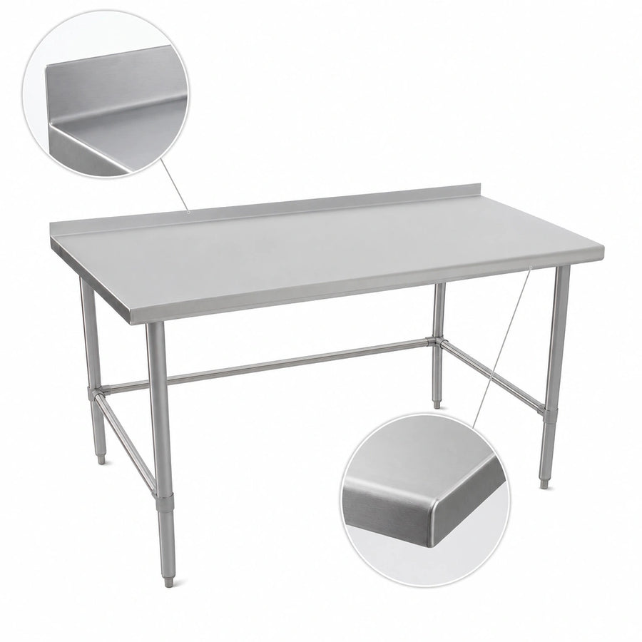 1-1/2" Rear Backsplash and Safety Edge