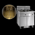 Thumbnail image #4 for Imperial IFSSP450ET 4-Battery 50 lb. Electric Floor Model Fryer with Built-In Filter System