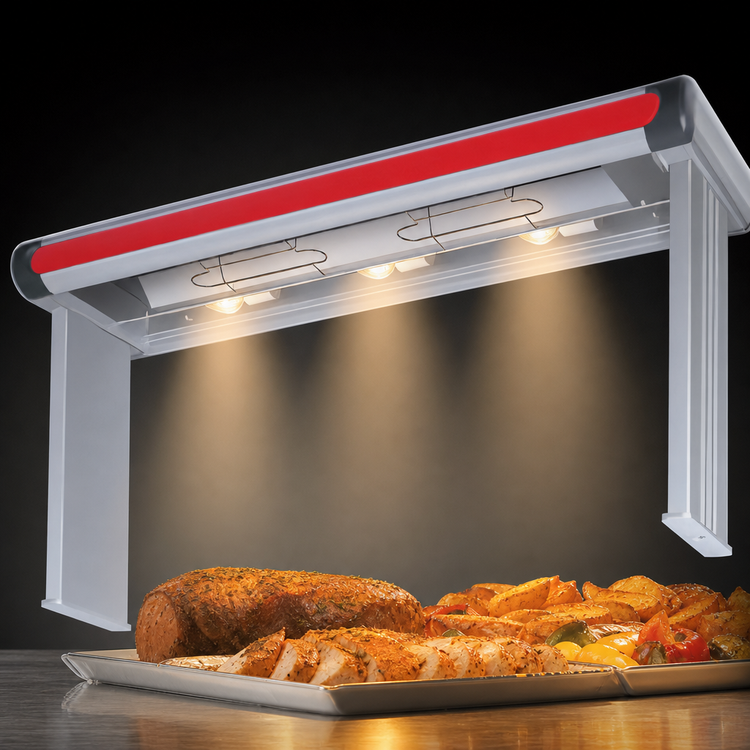 Product image #4 for Hatco Glo-Ray Designer Infrared Aluminum Strip Heater with Lights, 48-Inch, 1040W