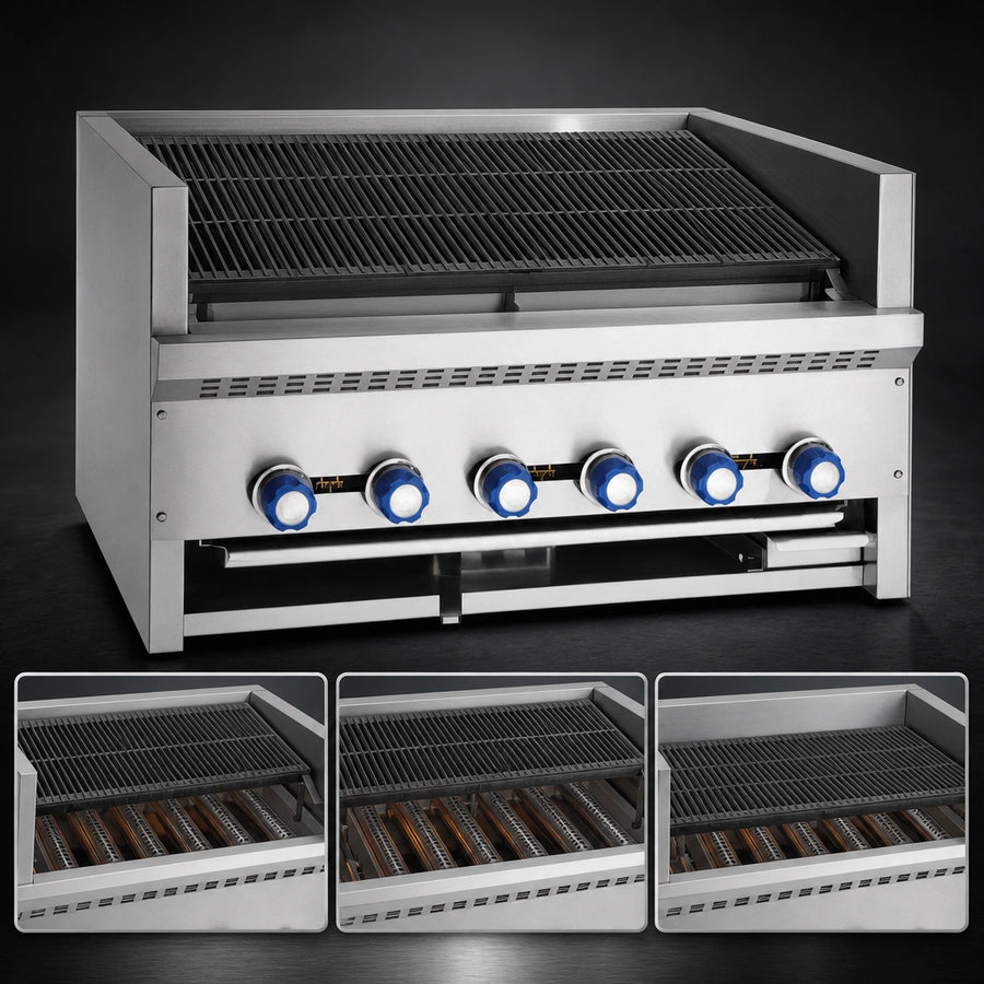 Three-Position Cast Iron Slanted Top Grate