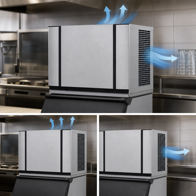 Product image #5 for Ice-O-Matic Elevation Series Modular Half-Size Cube Ice Maker, Air-Cooled, Self-Contained, 30-Inch Wide