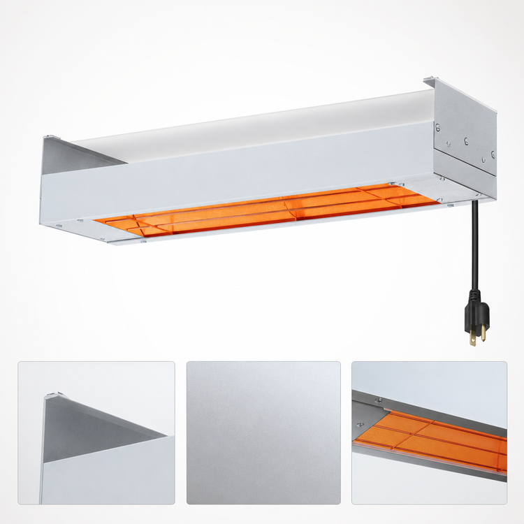 Product image #4 for 60-Inch Single Infrared Strip Heater with Cord and Plug