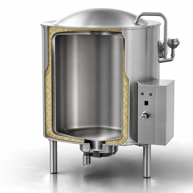 Product image #4 for Legion LGB-30 30-Gallon Gas-Fired Insulated Self-Contained Stationary Kettle