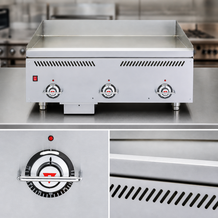 Product image #5 for Vulcan Heavy Duty 60-Inch Countertop Gas Griddle with Chrome Plate and 2 Drawers