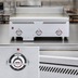Thumbnail image #5 for Vulcan Heavy Duty 60-Inch Countertop Gas Griddle with Chrome Plate and 2 Drawers