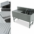 Thumbnail image #4 for Advance Tabco Prestige 1-Compartment Underbar Sink Unit with Left Drainboard and Faucet, 36 W x 20 D x 36 H