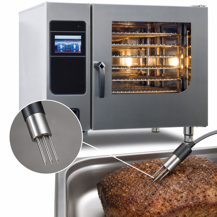 Product image #4 for Henny Penny FlexFusion Platinum 6-Pan Countertop Electric Combi-Smoker Oven, 208V, 3-Phase