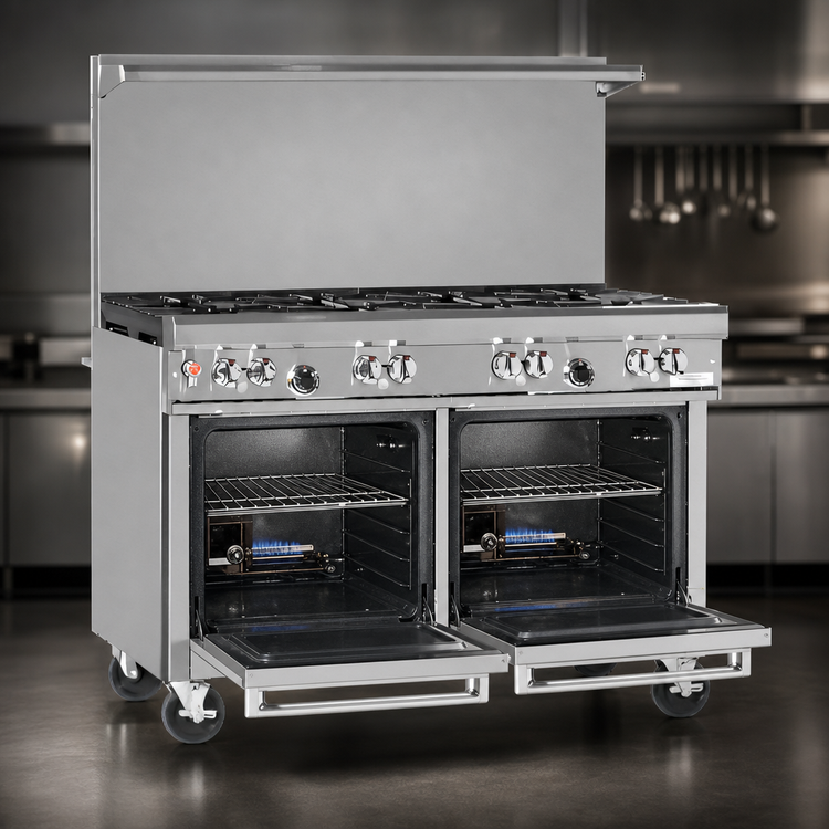 Product image #4 for Southbend Ultimate 48-Inch Gas Restaurant Range with 7 Burners and 2 Space Saver Ovens
