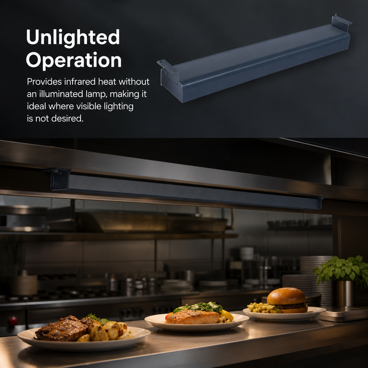 Product image #4 for Hatco Glo-Ray Narrow 72-Inch Unlighted Infrared Strip Heater