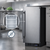 Thumbnail image #5 for Summit Commercial 15-Inch Undercounter All-Freezer with Stainless Steel Door and Black Cabinet