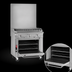 Thumbnail image #4 for Southbend Platinum 32-Inch Heavy Duty Gas Charbroiler Range with Standard Oven