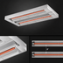 Thumbnail image #4 for Hatco Glo-Ray 84-Inch Double Infrared Strip Heater, Unlighted, Aluminum, 4100W