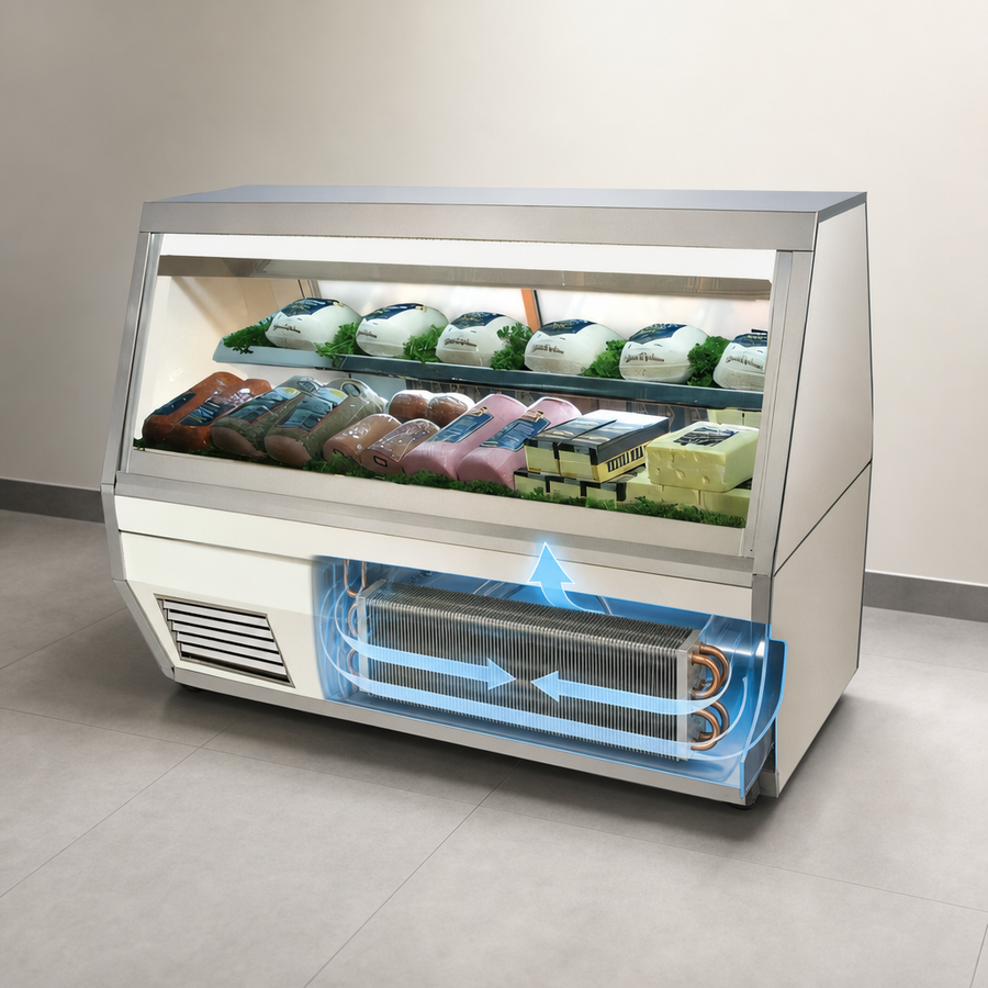 Self-Contained Gravity-Coil Refrigeration
