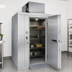 Thumbnail image #4 for Kolpak Polar-Pak PX7-0810-CT Indoor Floorless Walk-In Cooler, Top-Mounted Self-Contained Refrigeration, Embossed Galvalume, 8' x 10'