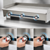 Thumbnail image #4 for Comstock-Castle 36-Inch Countertop Gas Griddle with Chrome-Plated Cook Surface