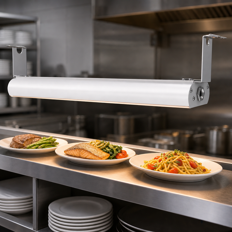 Product image #4 for Vollrath 48-Inch Single Unlighted Low Profile Strip Heat Lamp with Remote Toggle Switch