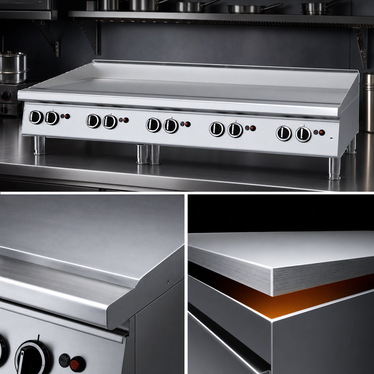 Product image #4 for Garland Signature Heavy-Duty 60-Inch Countertop Gas Griddle, Thermostatic, 140,000 BTU