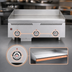 Thumbnail image #5 for Vulcan IRX Technology 48-Inch Countertop Gas Heavy Duty Griddle with 1-Inch Chrome Plate