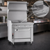 Thumbnail image #4 for Southbend Platinum 36-Inch Heavy Duty Gas Range with 2 Open Burners, 2 Hot Tops, and 1 Convection Oven