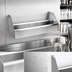 Thumbnail image #4 for CHOICE 70-Inch Double Stainless Steel Speed Rail with Keyhole Mounting