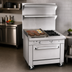 Thumbnail image #4 for Southbend Platinum 36-Inch Heavy Duty Gas Range with 2 Open Burners, 24-Inch Griddle, and Cabinet Base
