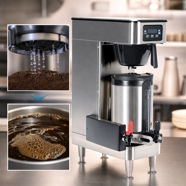Product image #4 for BUNN Infusion Series Automatic Fill Coffee Brewer for Soft Heat Servers, Single, 1 to 1.5 Gallon Batches