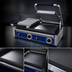 Thumbnail image #4 for Globe Double Countertop Electric Bistro Panini Grill with 20-Inch Smooth Cast Iron Plates