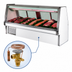 Thumbnail image #4 for Howard-McCray 34E Series Red Meat Service Case, 124-1/2 Inch Wide, Straight Glass, Remote-Refrigeration Ready