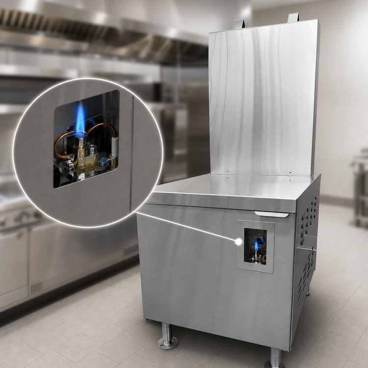 Product image #4 for Crown CG-220 Gas Steam Generator with 24" Cabinet Base
