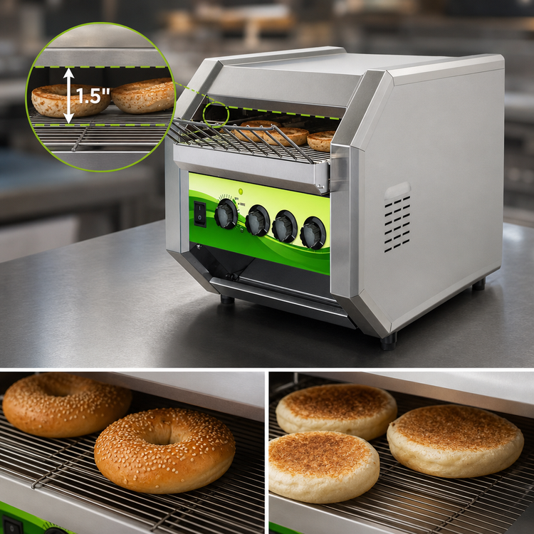 Product image #4 for APW Wyott ECO-4000 350L Electric Countertop Conveyor Toaster