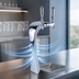 Thumbnail image #4 for Edge Draft 2-Faucet Air-Cooled Countertop Beer Tower, Chrome Finish