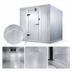 Thumbnail image #4 for AmeriKooler Outdoor Quick Ship 8 Ft x 8 Ft Walk-In Cooler with Aluminum Floor and Remote R-448A Refrigeration