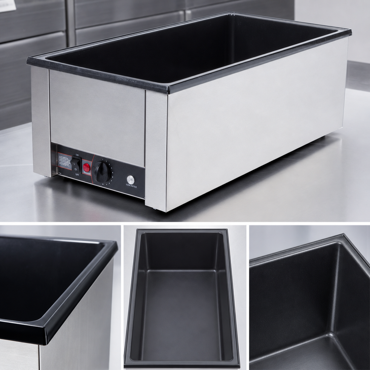 Product image #4 for Vollrath Cayenne Heat 'N Serve 4/3 Rectangular Countertop Rethermalizer