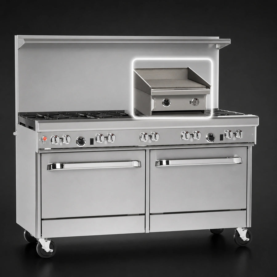 Raised Griddle/Broiler