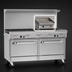 Thumbnail image #4 for Southbend Ultimate 60-Inch Gas Restaurant Range with 6 Star/Sauté Burners, Raised 24-Inch Griddle/Broiler and 2 Standard Ovens