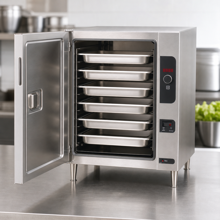Product image #4 for SteamChef 6 Boilerless Electric Countertop Convection Steamer, 1 Compartment, 6-Pan Capacity
