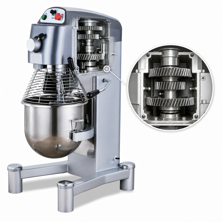 Product image #4 for 30-Quart Heavy-Duty Floor Planetary Mixer, 3-Speed, 110V