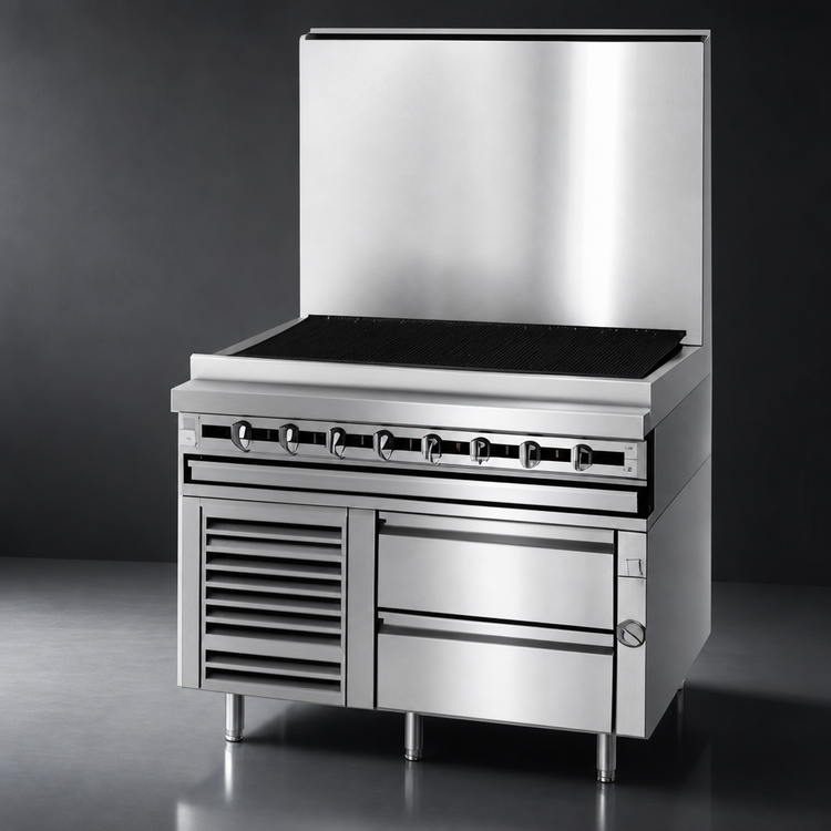 Product image #4 for Titan JMRH-24B 24-Inch Heavy Duty Modular Gas Charbroiler
