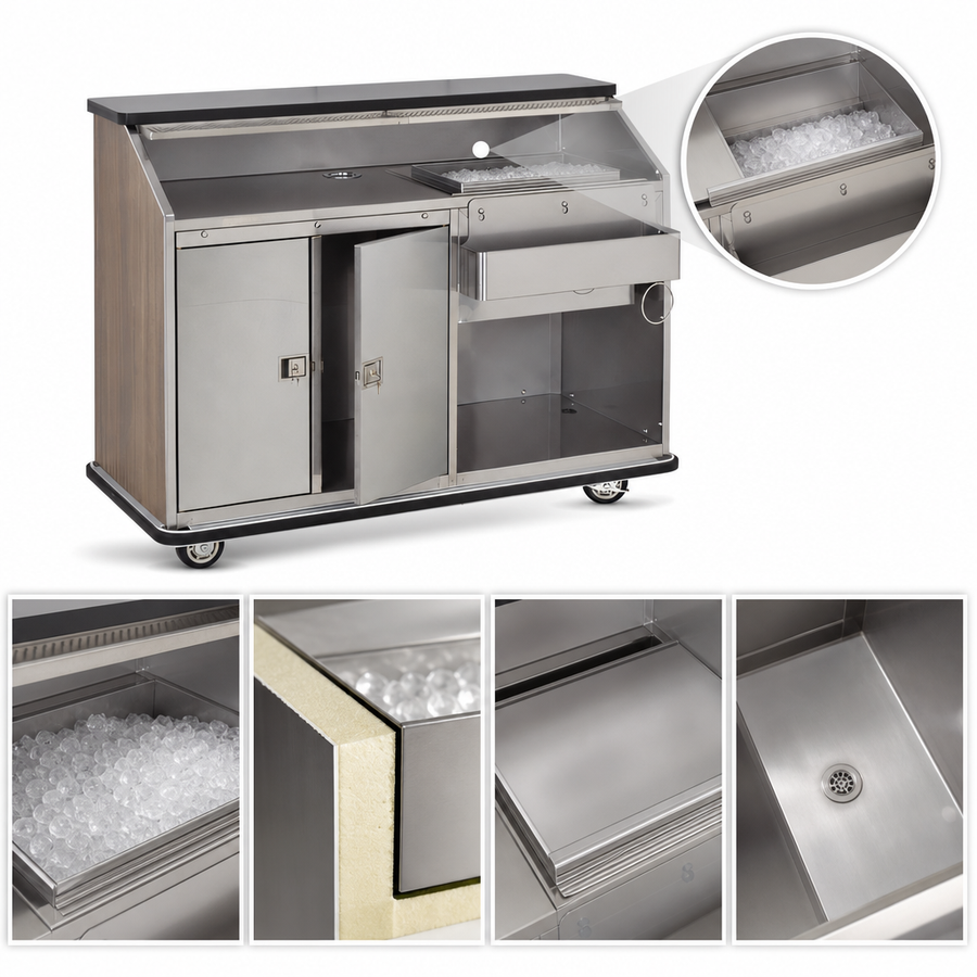 50 lb Insulated Ice Bin