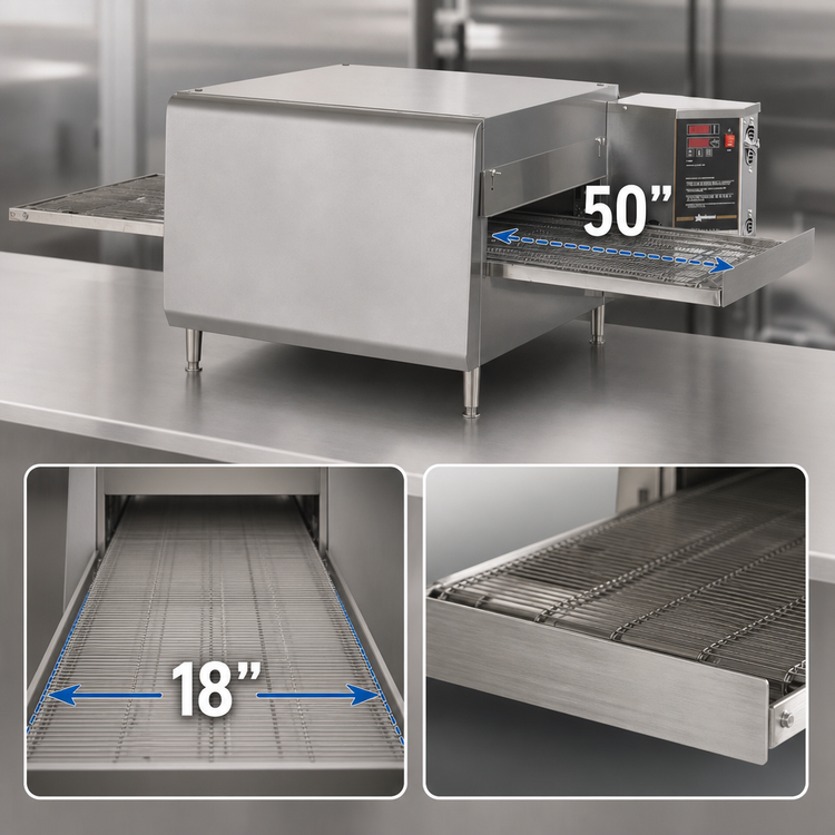 Product image #4 for Star Ultra-Max UM1850A Single-Deck Electric Impingement Countertop Conveyor Oven