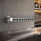 Thumbnail image #4 for Micro Matic USA Metropolis METRO-WM-12PSSKR Wall-Mount 12-Faucet Glycol-Cooled Polished Stainless Steel Draft Beer Tower